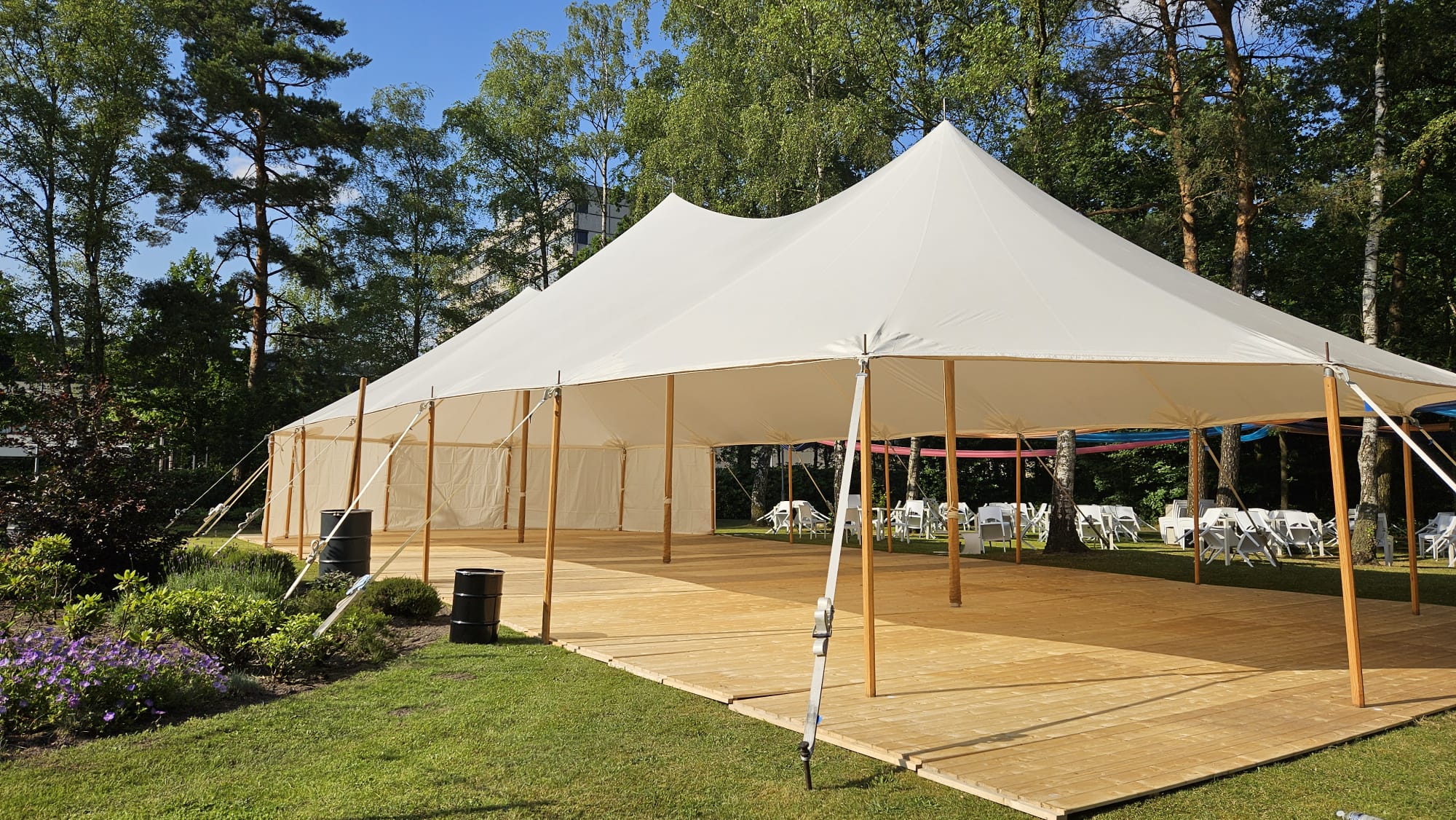 vloer huren tent