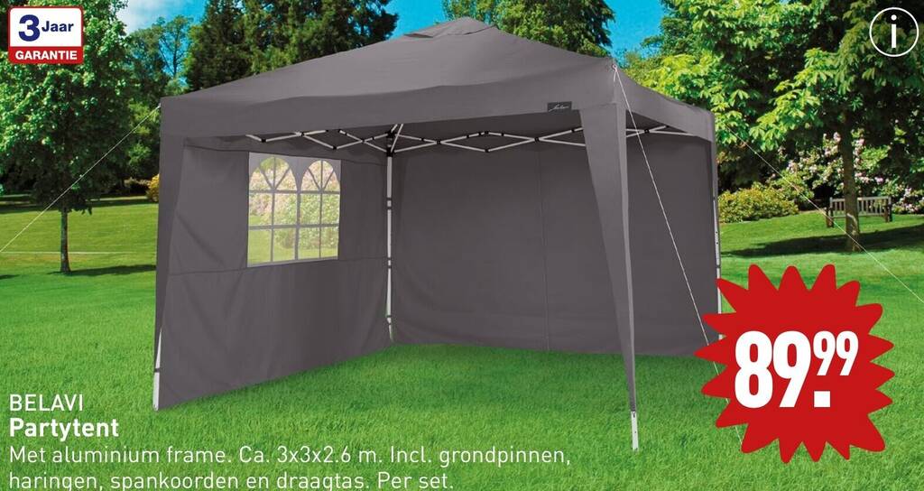 aldi partytent