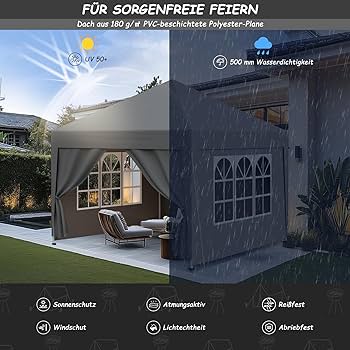 zijwanden partytent 3x3
