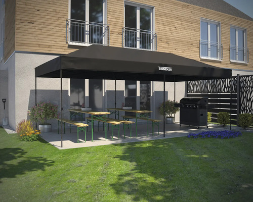 zwarte partytent